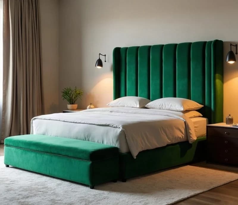 The Emperor Carved Bedstead