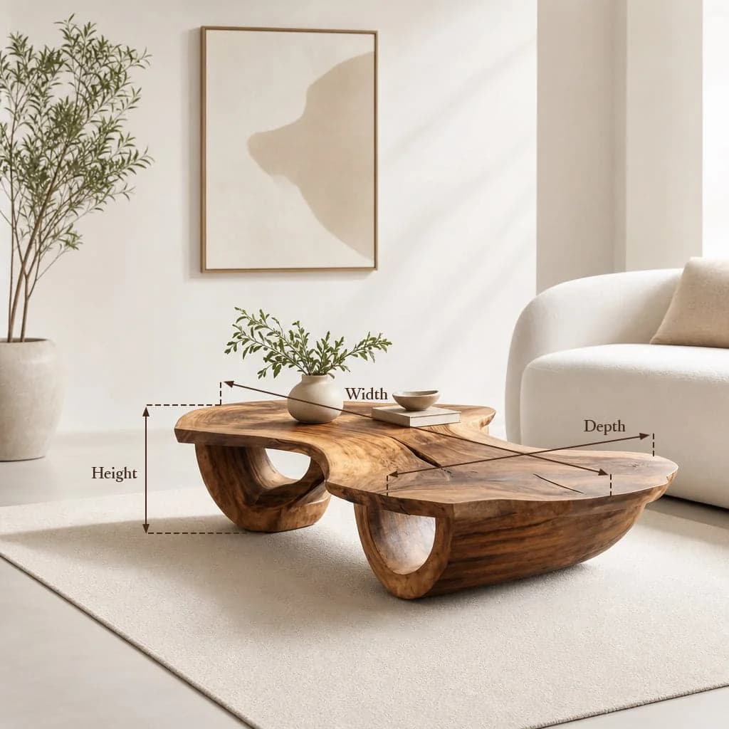 Curved Fluted Entrance Console