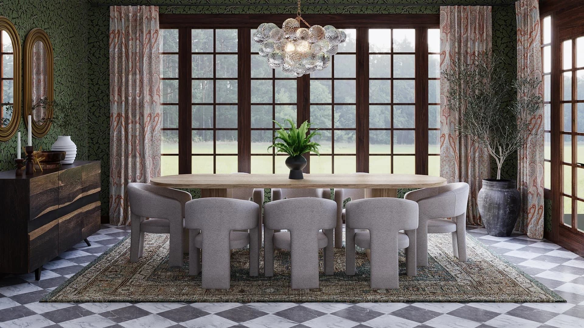 The Sculpted Dining Carver Chair